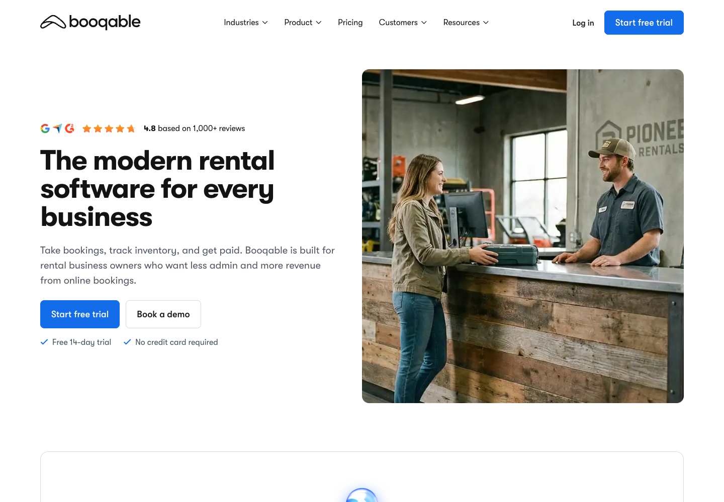 Booqable official product presentation